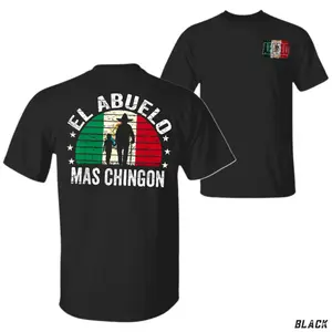 Fathers Day T-Shirt Gift For Latino Dad, El Abuelo Mas Chingon Tee, Mexican Gift T-shirt for Him, Menswear, Tops, Trending Shirt