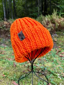 The Nordic Knit Beanie Hunter Orange