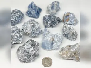 Blue Calcite Crystal - Raw | Wholesale Crystal Decorative
