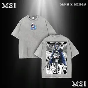 Esdeath Ice Sword | Akame ga Kill Washed Tee Hoodie Sweater Double Printed Frozen Blade Graphic — For Chillcore Fans, For Gift Drops That Cut With Frost