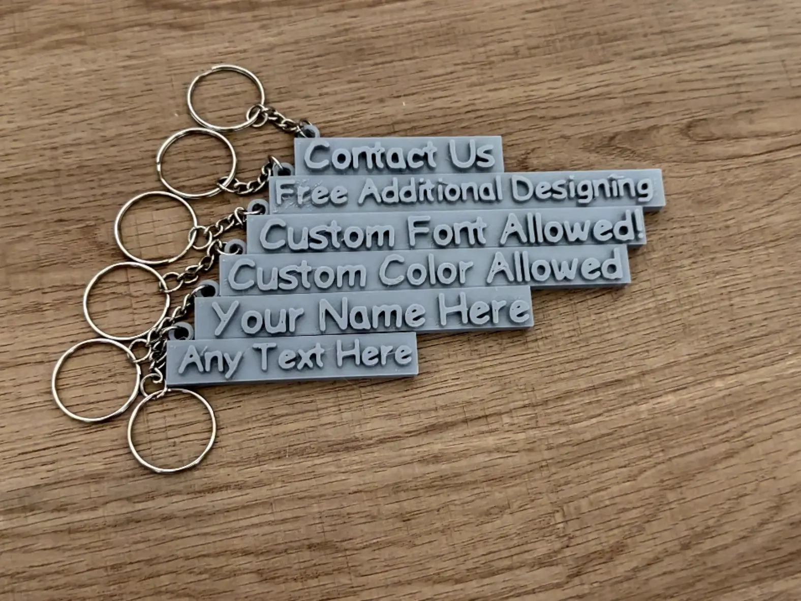 Oxdan Praduction Custom Keychains - Tag Your Stuff Easily and Simple