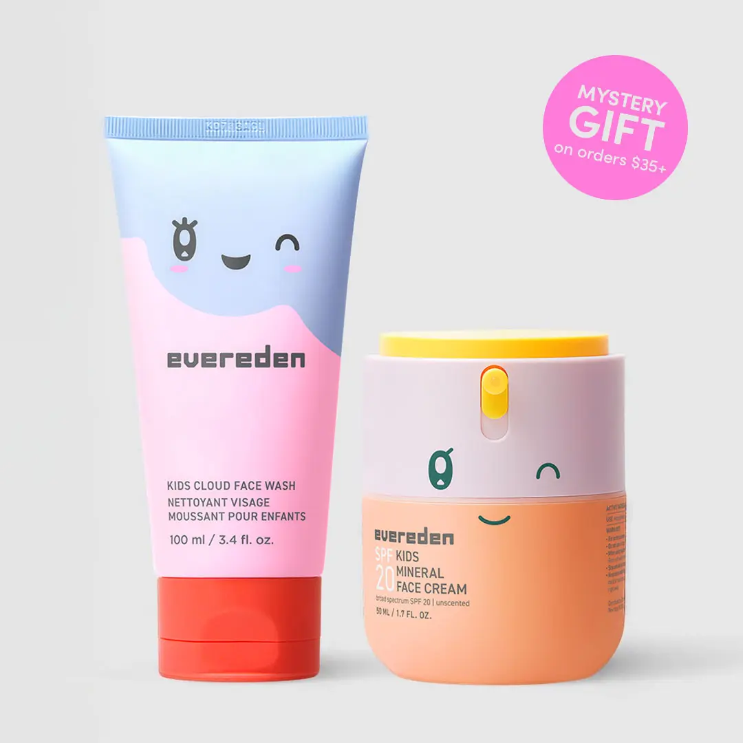 Evereden Kids Healthy Morning Duo | Face Wash + SPF Moisturizer | Dermatologist-Tested | Ages 3+ Evereden Kids Healthy Morning Duo | Face Wash + SPF Moisturizer | Dermatologist-Tested | Ages 3+