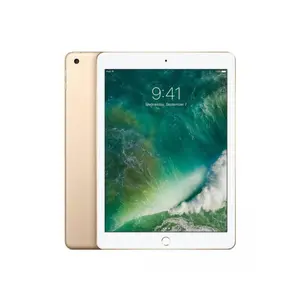 Refurbished Apple iPad 5th Gen Wi-Fi 9.7" Retina Display Gold 2017 Refurbished with A9 Chip & Tablet Charger
