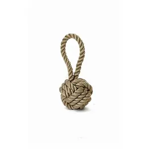 Multi Pet International  Multi Pet Nuts for Knots with Tug Dog Toy 3.5in