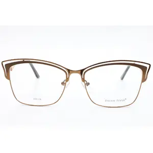 Dream Fever K59 Bronze Metal Designer Italy Eyeglasses 54mm -Wo
