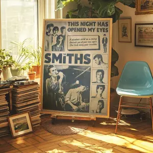 (No Frame) The Smiths Vintage Music Poster Retro Band Print Printable Wall Art