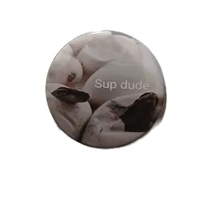 2.25 inch Round Sup Dude Hatchling Ball Python Fridge Magnet