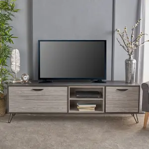 [Bellemave]Multifunctional TV Cabinet with Ample Storage – Organize Media Devices, Remotes & More for Living Room, Bedroom or Office