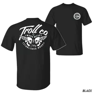 Troll Co Workwear T-Shirt – Perfect Gift for Blue Collar Workers and Streetwear Fans, Men's Cotton Tee