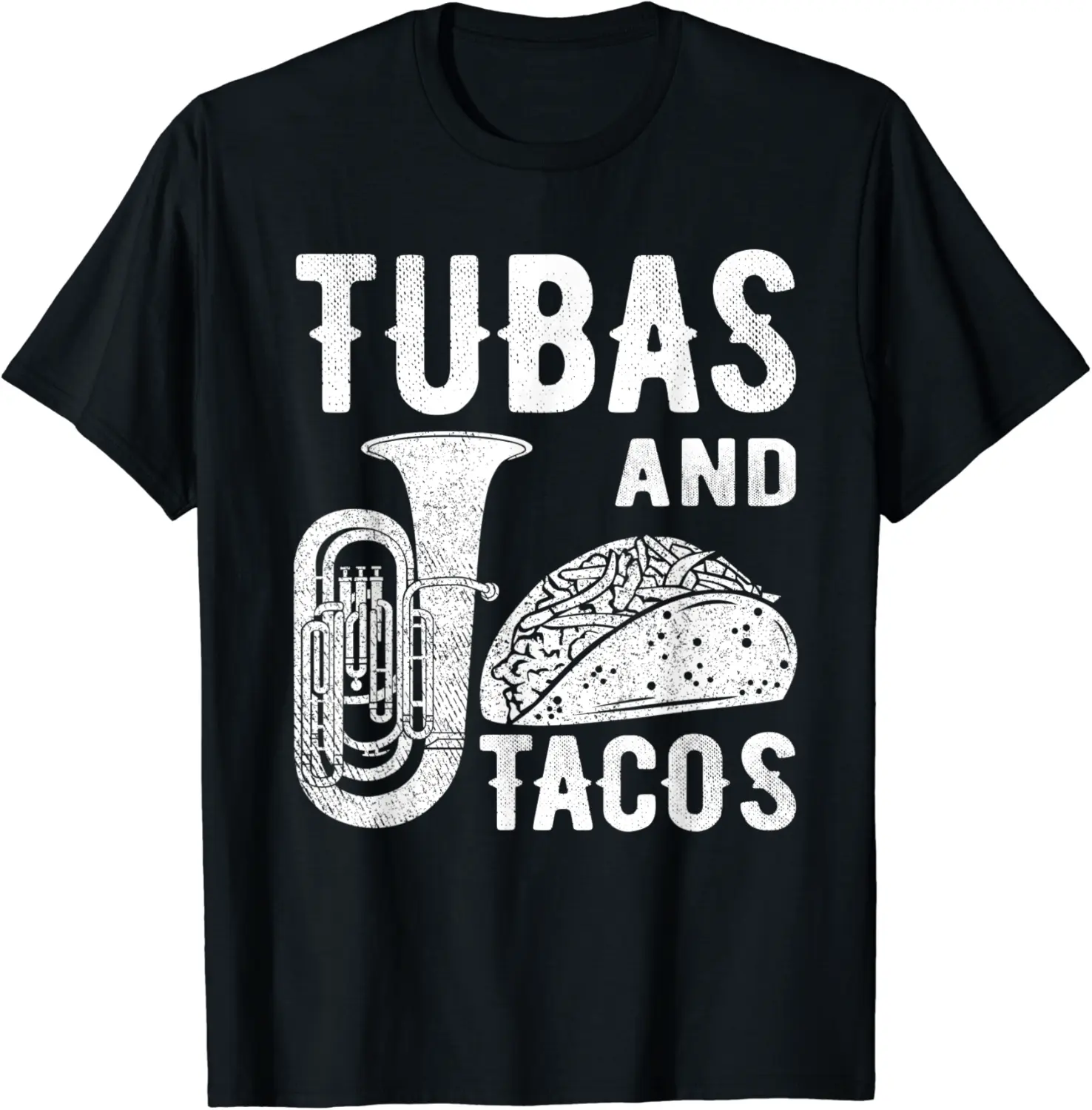 Funny Tuba Player Marching Band Tubas and Tacos Taco Shells T-Shirt - Williamze Shop 20B08R35BH2M