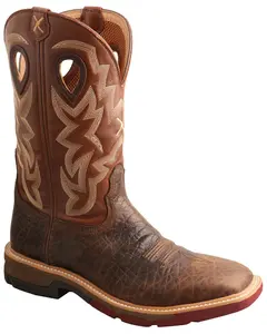 Twisted X Men's Waterproof Western Work Boot Alloy Toe - Mxbaw02