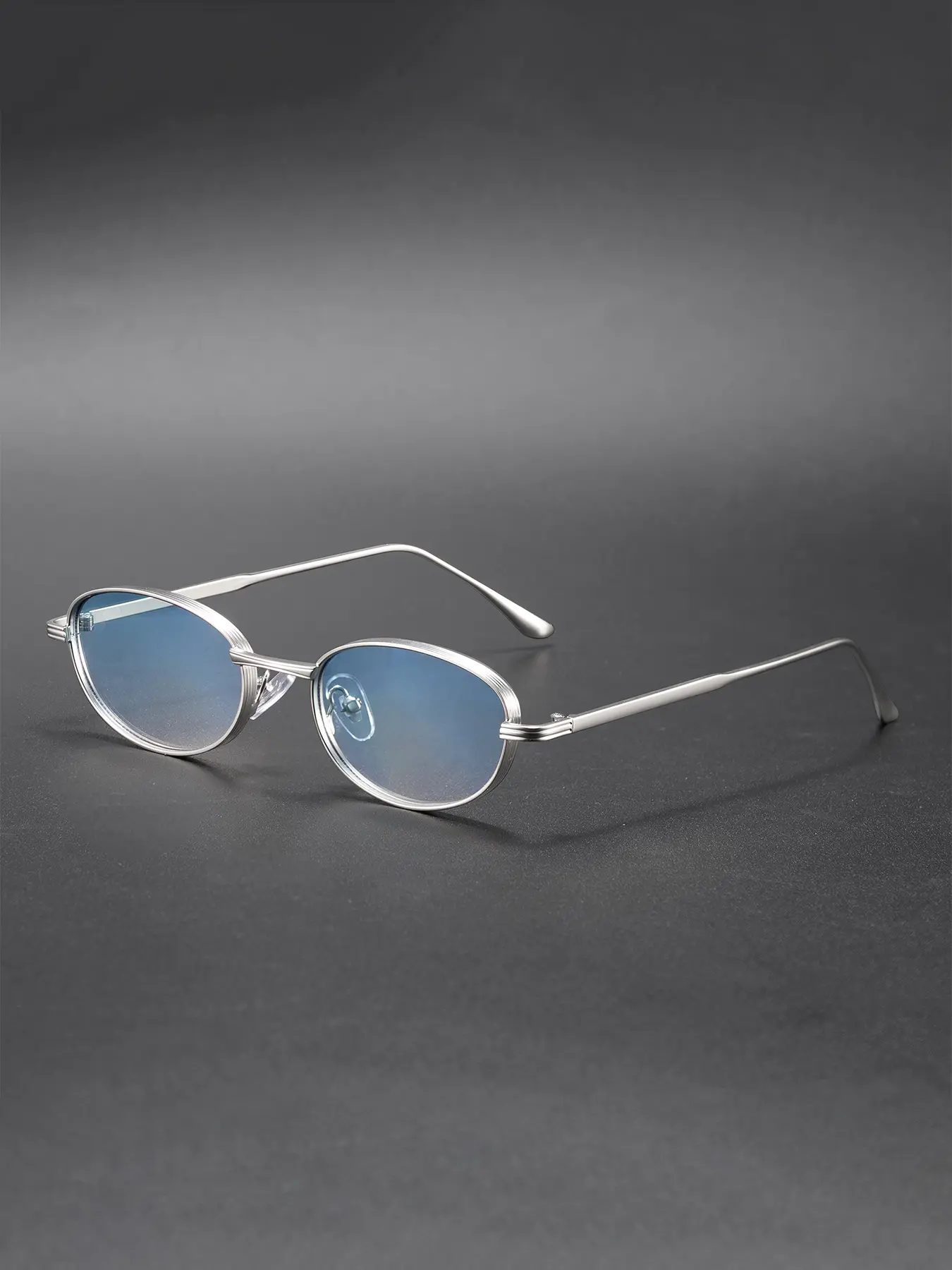 Unisex Metal Cat Eye Sunglasses, Uv400 Protection, Casual Style, Square Frame, Copper Alloy Material, All Seasons Use, Fashionable Design