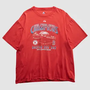 Boston Red Sox Majestic 2007 T-Shirt - Red - 2XL