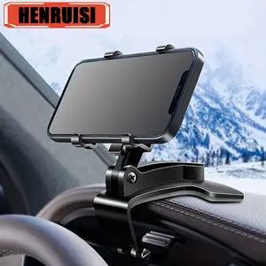 Car Phone Holder Stand Universal Dashboard Car Clip Mount GPS Bracket Car Mobile Phone Support in Car For iPhone Samsung Xiaomi