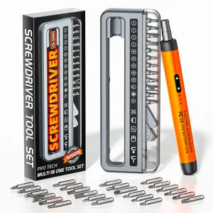 Electric Screwdriver Set, 32 in 1 Cordless Screwdriver, with Precision Bits, Power Screwdriver Repair Tool Kit for Phone Laptop Camera Watch Computer