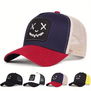 Unisex XX Embroidered Baseball Cap Mesh Hat Outdoor Adjustable Sunscreen Leisure Hat Spring Summer Travel Tourism Beach Vacation