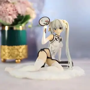 12CM Anime Yosuga No Sora  Kasugano Sora Figure China Dress Style Cheongsam Cute Model Toy Gift  Decoration Ornaments PVC
