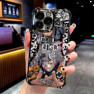 This SOUL EATER Phone Case Is Compatible with Iphone 17, 16E, 16, 15, 14, 13, 12, 11 Mini, Pro, Max, Air, X, XR, XSMAX, 8, And 7 Plus & Samsung Galaxy S25 Ultra S24 S23 S22 S21 Plus Featuring a Transparent Soft Back Cover for Drop Protection.