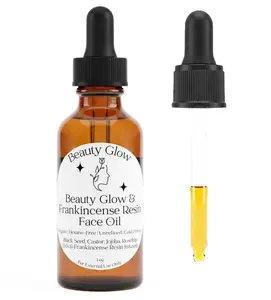 Redemption Organic Frankincense Resin Infused Black Seed, Castor, Jojoba & Rosehip Oils for Face Anti-Aging Miracle Moisturizer Cold Pressed Serum Natural Skincare Hydrates Skin Moisturizing 1 Fl Oz