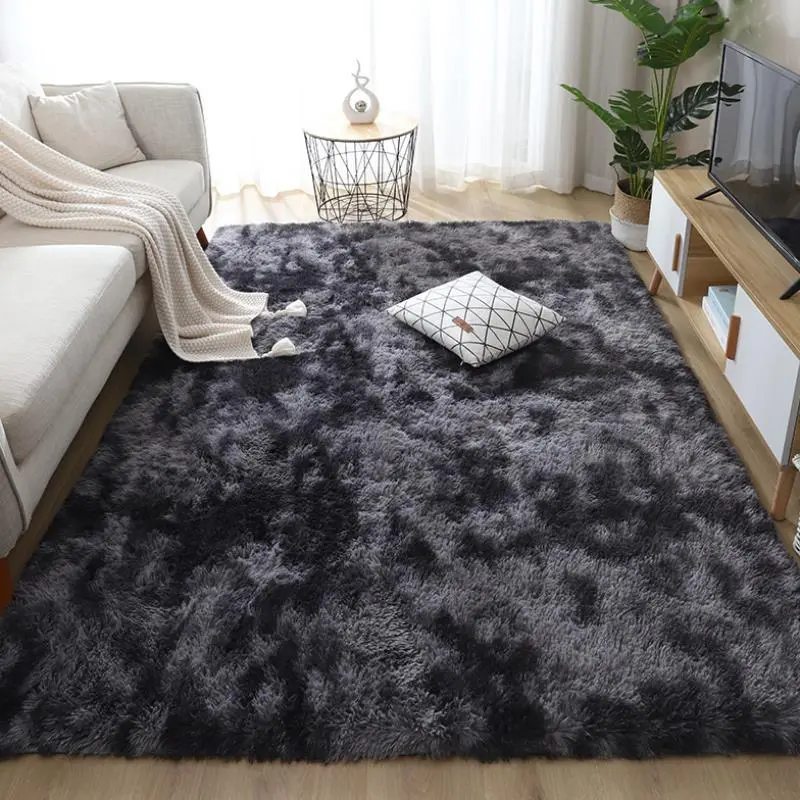Fluffy Plush Shaggy Area Rug - Anti-Slip, Comfortable Cushiony Bedside Floor Mat, Room Decor for Living Room, Living Room Decorations
