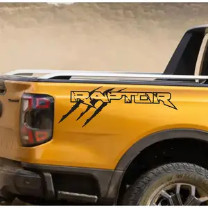 Ranger Raptor  Claws Outline  Decals Sticker Bedside fit Ford F150 Ford Ranger Truck Decal sticker Graphic Vinyl 2Pcs