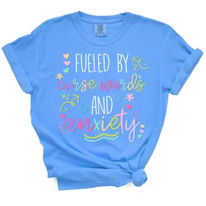 Fueled By Curse Words And Anxiety Cute TShirt