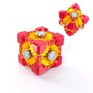 Christmas Gift 3D Printed Gear Blocks, Perfect Sock Filler, Novelty Office Stress Ball, Deformable Christmas Decoration, New Year Present, Stocking Stuffers