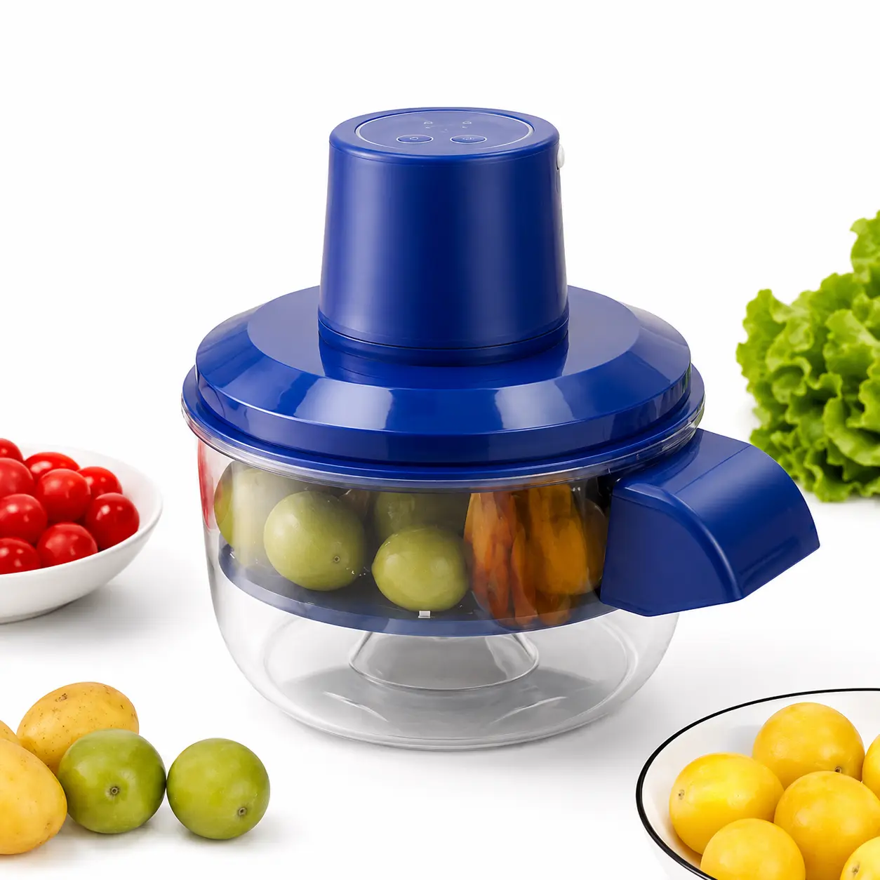 Multifunctional Fruit Peeler, Rapid Peeling, 10-20 Seconds for Quick Peeling, Electric Peeler for Grapes, Garlic And Cherry Tomatoes, Specially Designed for Small Fruits And Vegetables, High-Efficiency Kitchen Electric for Home Cooking