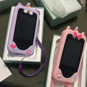 Kids Smart Phone, Touchscreen HD Dual Camera Cell Phone for Kids, Travel Toy Preschool Learning Education Toy,Christmas Birthday Gifts for Girls Boys 3-9, Mp3 Player, Games,with 8GB Card