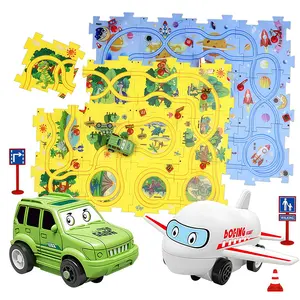 Children's Car Track Toys, Scene Construction,Parent-child Games, Over 4 Years Old, 25 PCS Set of Educational Toys, Interactive Games, Boys and Girls Children's Toys
