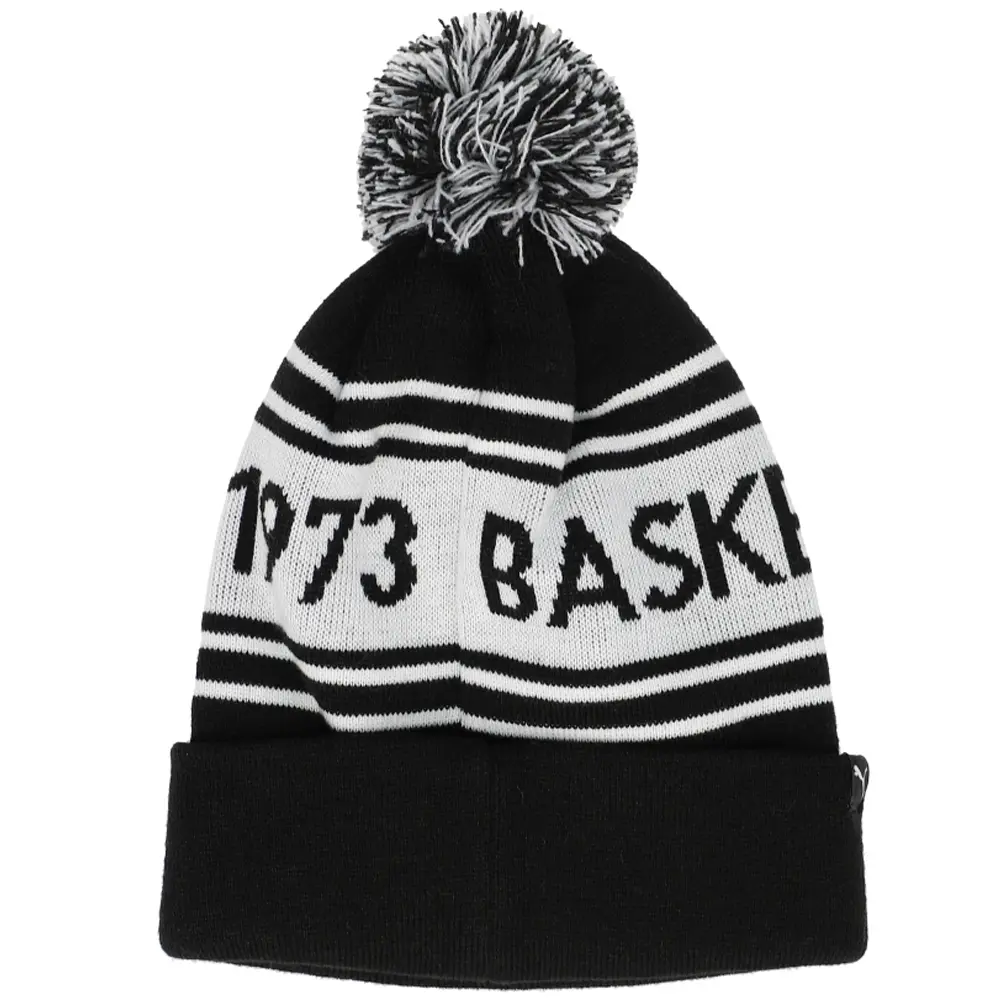 PUMA Womens Pom Beanie Athletic Casual  - Black