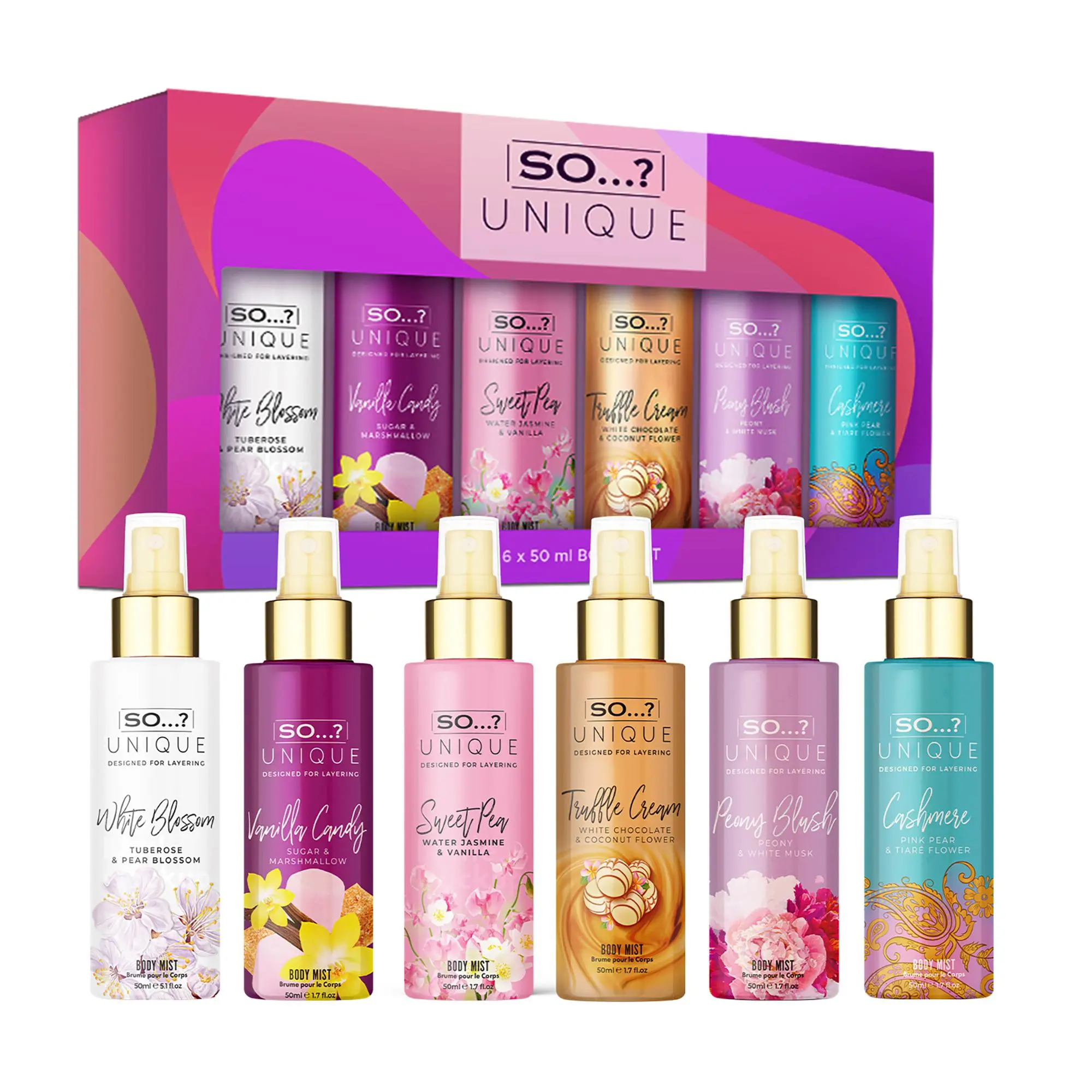 6PCS All Season Body Mist