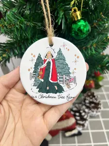 The Eras Concert Ceramic Ornament, Swifmas Ornament, In My Swifmas Era Christmas Decoration Ornament