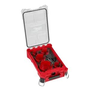 Milwaukee 49-56-9295 9PC BIG HAWG with Carbide Teeth Hole Saw Kit w/ PACKOUT