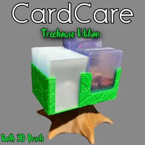 Card Care Treehouse - Sleeve / Top-loader / Semi-Rigid Organizer - TCG Trading Card, Sports Cards, Penny Sleeve Dispenser