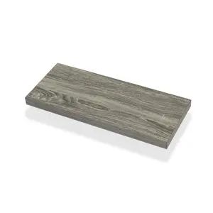 212 MAIN Ash Oak Floating Shelf - 24 in. Wallscapes Avalon MDF with Veneer Overlay, Hidden Brackets, Decor Shelves for Room Decor, Display Items in Room, Kitchen