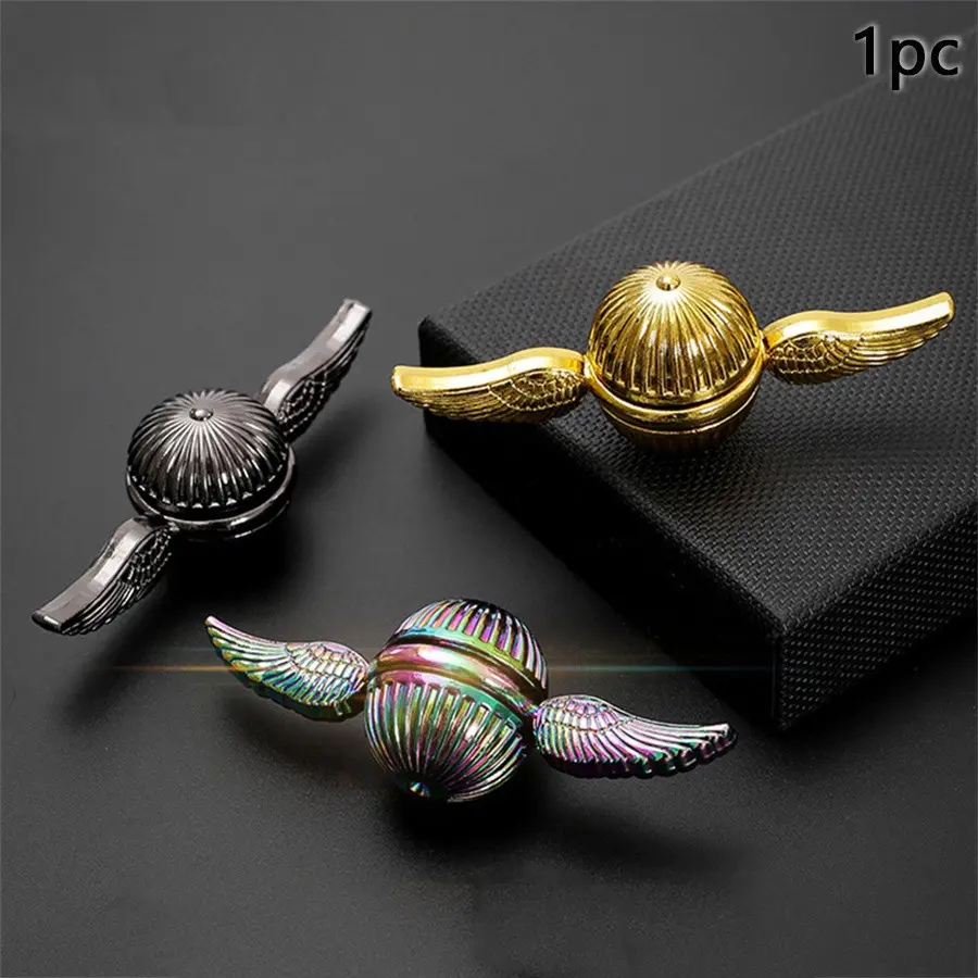 Finger Spinner with Feather Design, Stress Relief Toy, Portable Sensory Gift, Christmas Present Idea, Wall Decor, Stress Relief Tools, Stress Reliever
