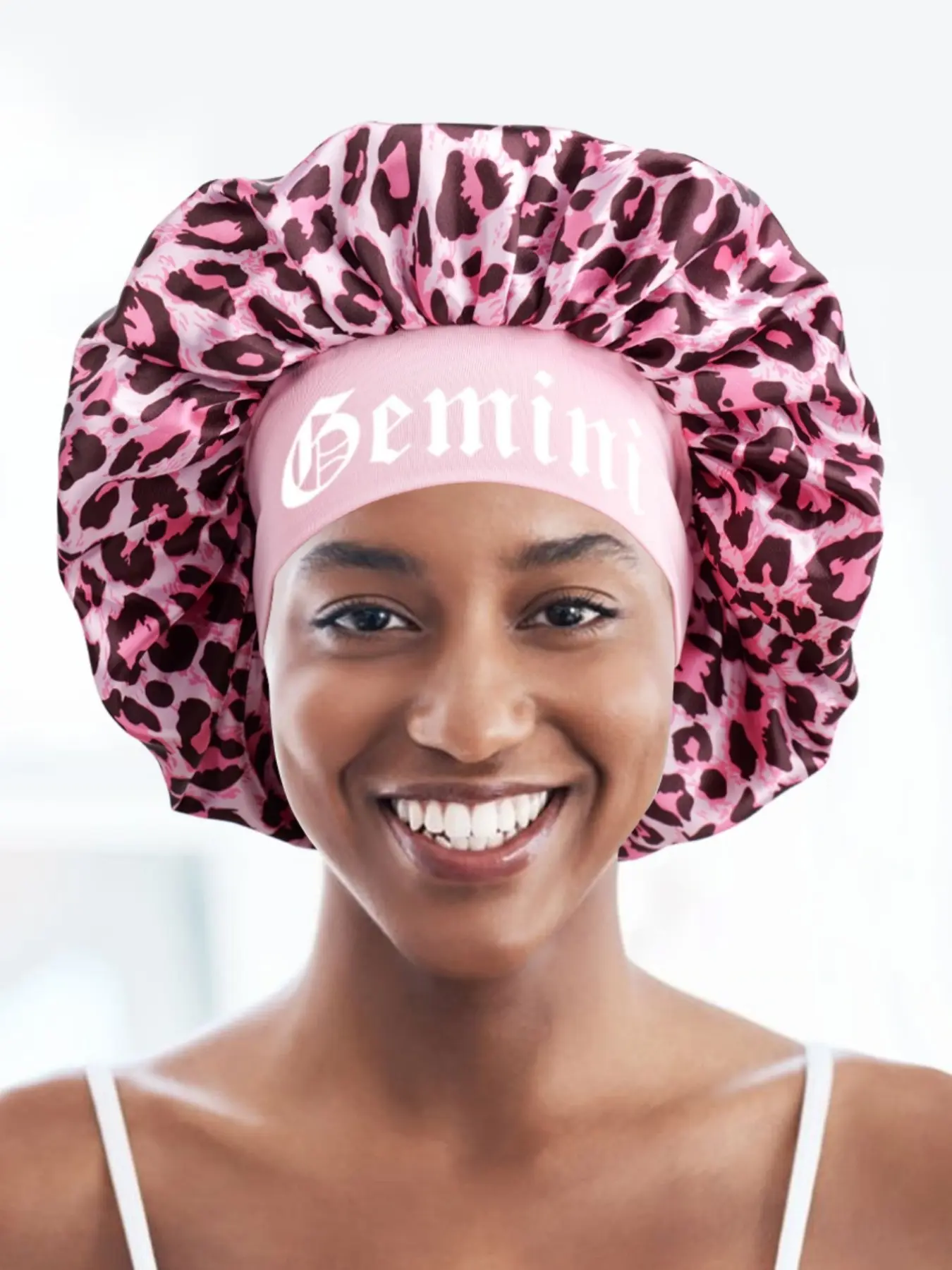 Soft Comfortable Sleep Cap with Zodiac Print, Wide Elastic Design, Waterproof, Foldable Hair Hat, Unisex, All Seasons, Sleeping Cap, Sleeping Bonnet