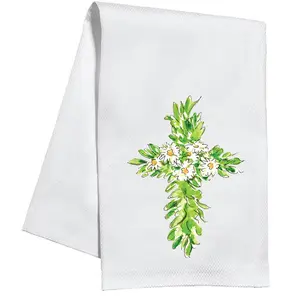 RosanneBeck Collections - Floral Cross Kitchen Towel