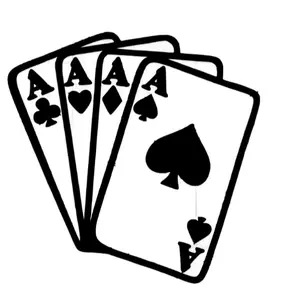 Aces Decal for Windshield Windows Vehicles Walls Easy Application Weather Resistant Sticker for Long Lasting Beauty