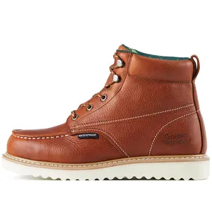 Primitive G6158ST Waterproof 6-Inch Steel Toe Work Boot Full-Grain Tumbled Leather Goodyear Welt Construction Comfortable & Durable shoes men non slip shoes for work