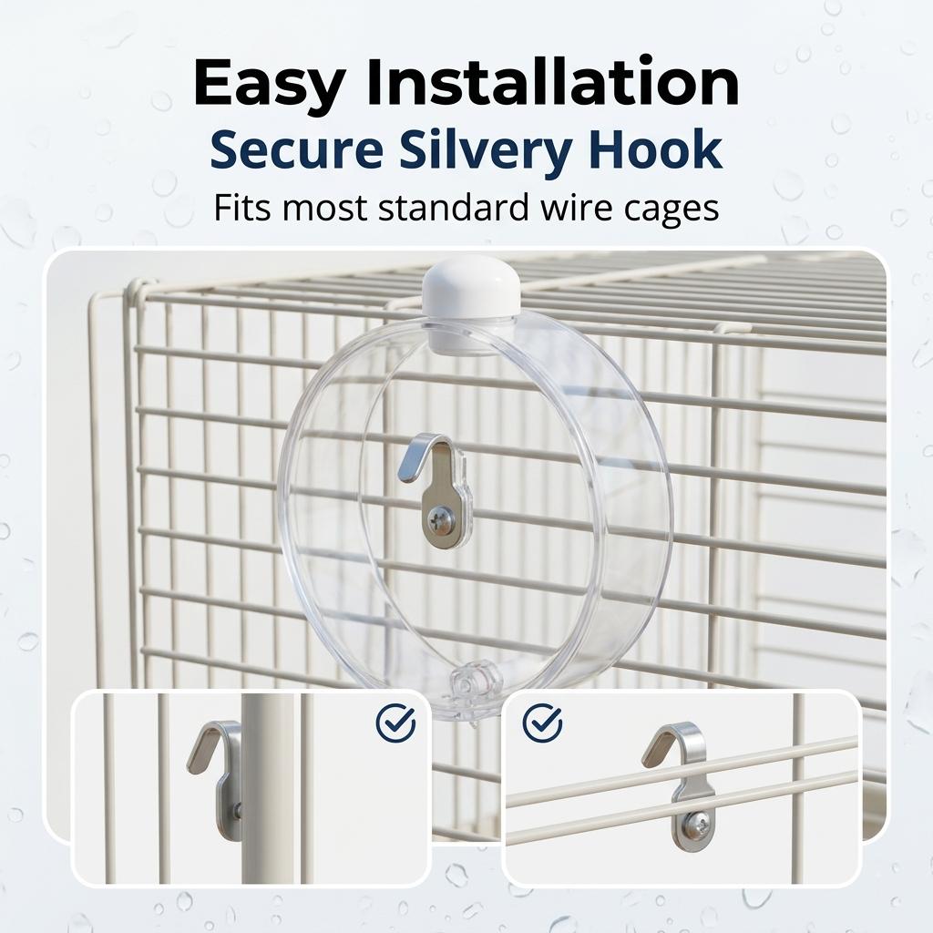 Large Capacity Hanging Bird Water Feeder Leak-Proof Transparent Self-Watering Bottle for Parrots Canaries & Bird Cage Easy-Clean Must-Have