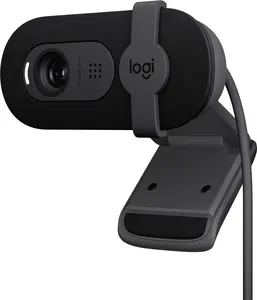 Logitech Brio 101 Full HD 1080p Webcam for Meetings, Streaming, Desktop, Laptop, PC - Built-in Mic, Shutter, Works with Zoom, Microsoft Teams, Nintendo Switch 2’s New GameChat Mode, USB-A,-Black