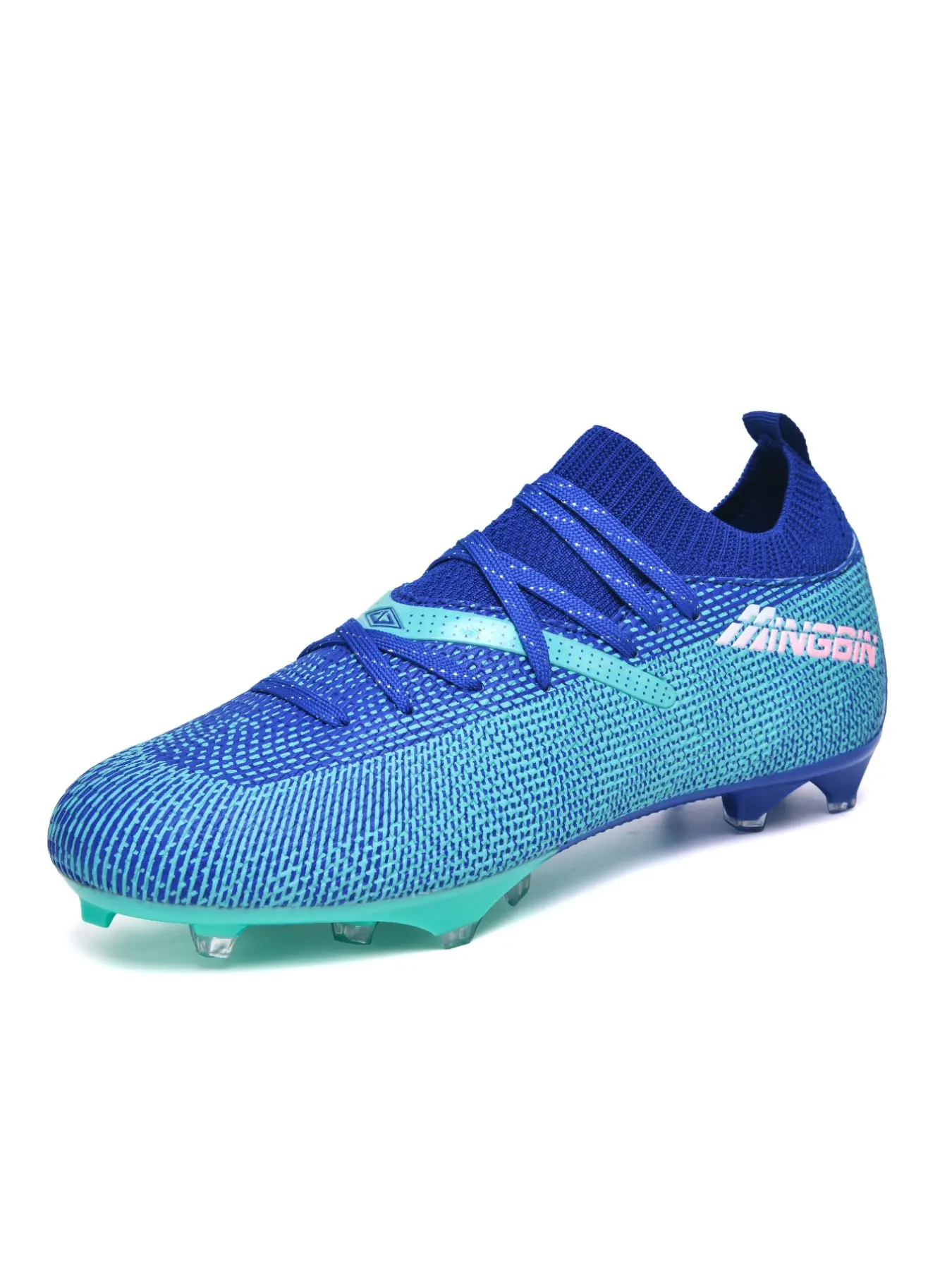 Unisex Professional Ag Football Speed Cleats, Outdoor Sports Soccer Boots, Artificial Grass Turf Shoes, Lightweight Comfortable Training Footwear