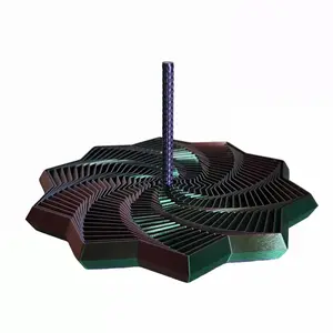 7" Large 3D Print Fidget Expandable Multi Color (green, purple, copper) Star with Handle for Stress Relief or Fun Desk Toy Adult Child Gift #3