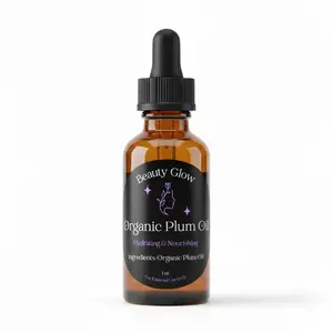 Organic Plum Oil Cold Pressed for Face Anti-Aging Facial Moisturizer Plumping Miracle Serum Natural Skincare Beauty Glow Antioxidant 1 Fl Oz/30mL