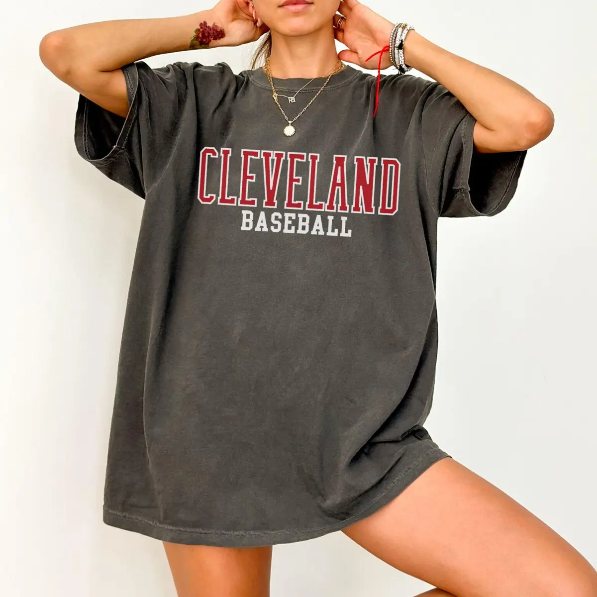 Comfort Colors Cleveland Baseball Shirt, Cleveland Shirt Cleveland Game Day Apparel Top Womenswear Gift for Her