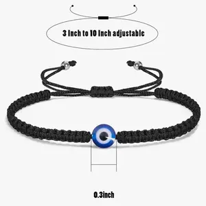 Adjustable Evil Eye Bracelets for Men and Women - Makes a Great Gift