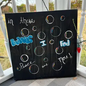 Bubbles painting