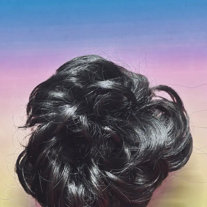 Women's Synthetic Fiber Ruffled Artificial Hair Scrunchies - Volume-Boosting Hair Bun Accessory for Casual Daily Styling, Volume Boost, Adds Volume